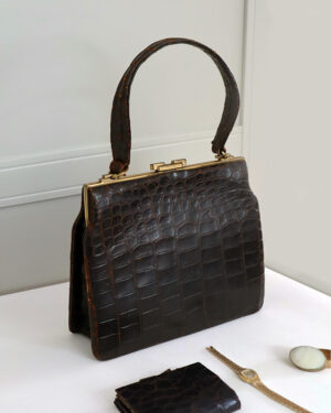 1950’s Crocodile Riviera Bag