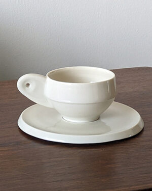 Studio Pottery Espresso Cup & Saucer